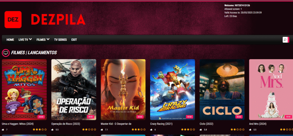 Como Acessar o WebPlayer do Dezpila Pelo Site Oficial Dezpila Webplayer